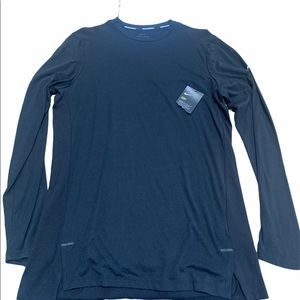 Nike dry fit long sleeve black workout T sizeLarge